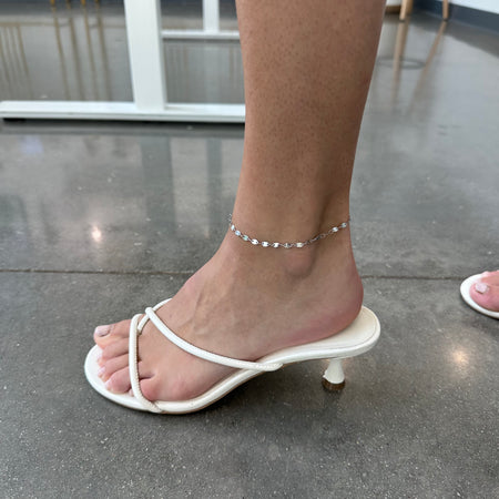 Waterproof Silver Gwen Anklet