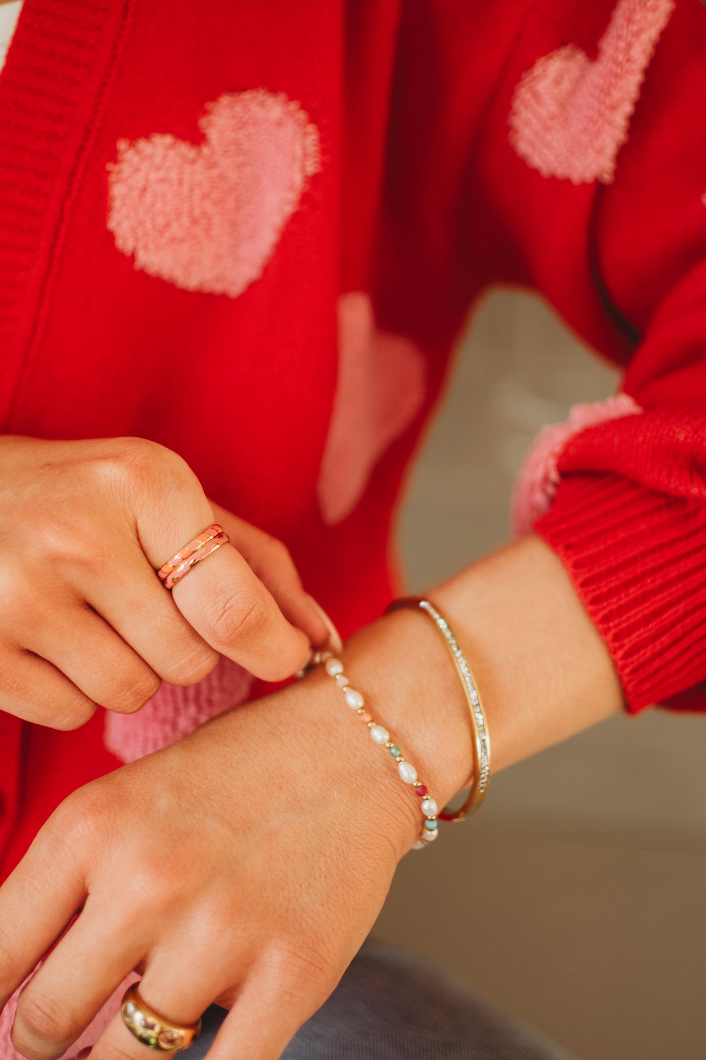 Lola Colorful Stackable Ring Set