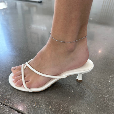 Waterproof Silver Jess Anklet