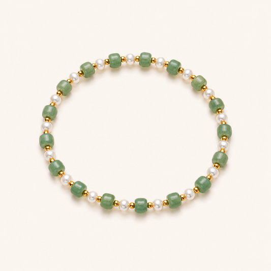 Jade Beaded Bracelet