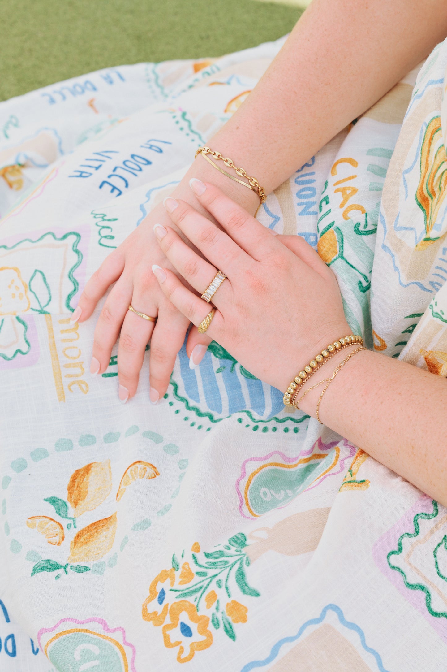 Gold Croissant Ring