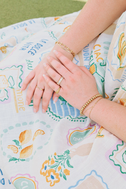 Gold Croissant Ring