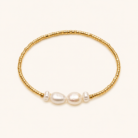 Lana Pearl Cluster Bracelet