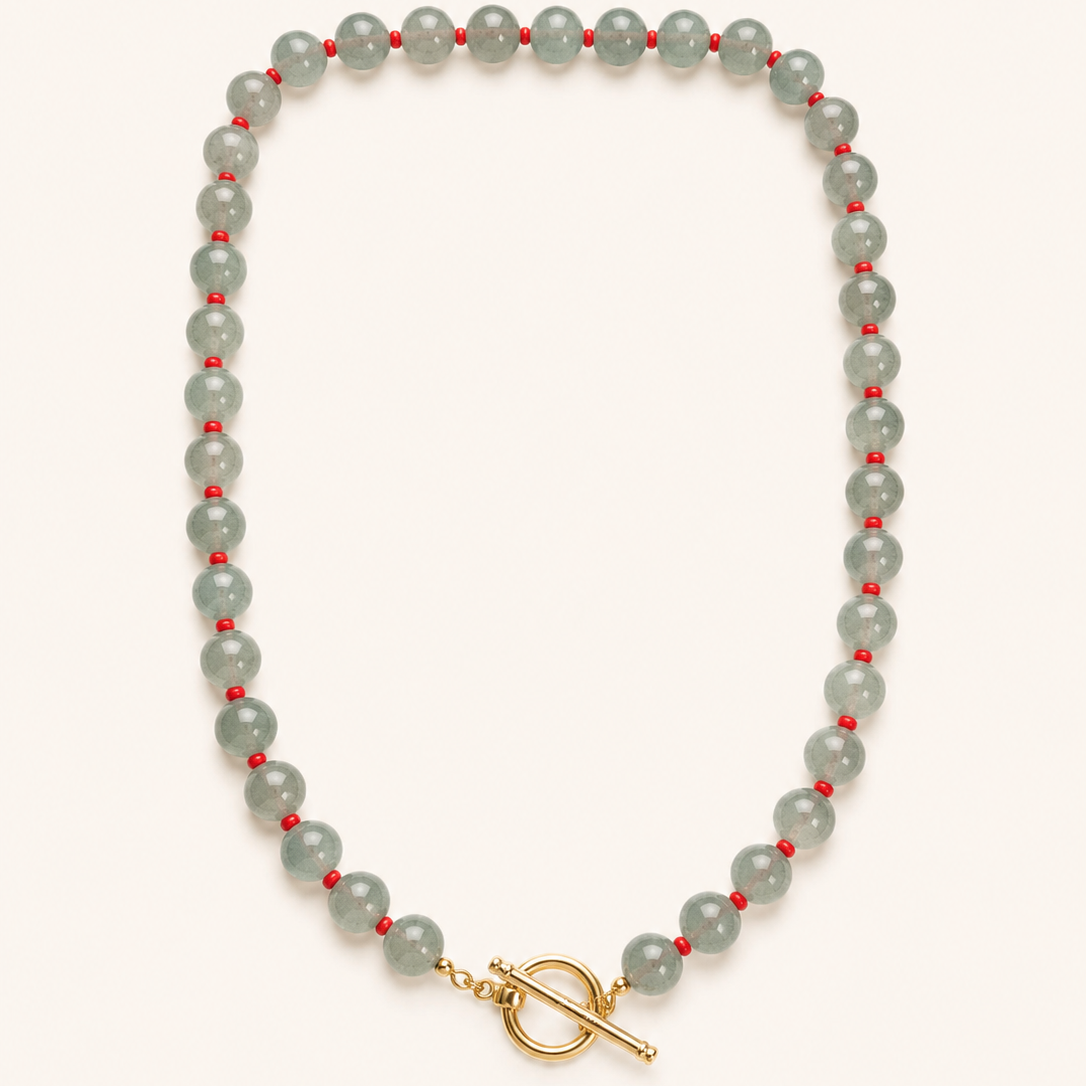 Maddox Beaded Toggle Necklace