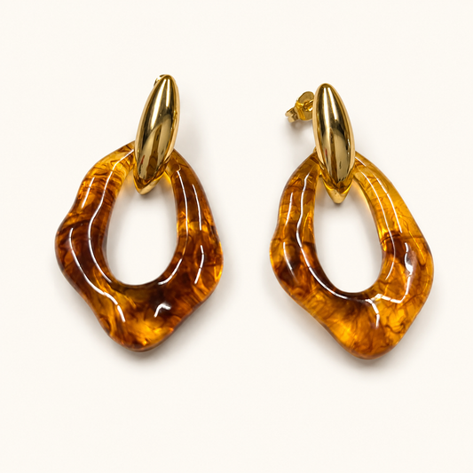 Monika Acrylic Drop Earrings