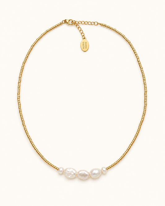 Lana Pearl Cluster Necklace