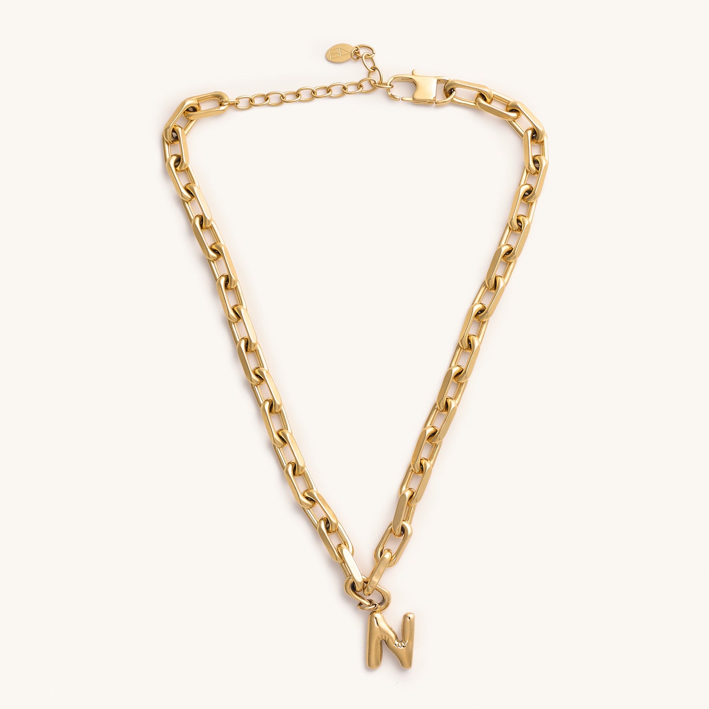 Dani Bubble Initial Necklace
