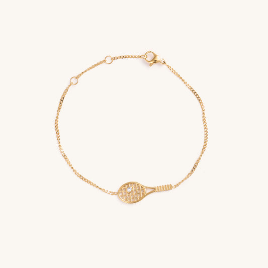 Tennis Racket Bracelet
