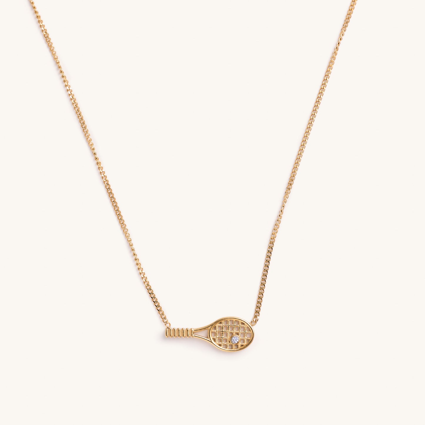 Tennis Racket Necklace