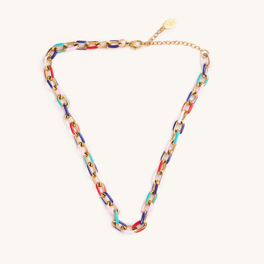 Gold Bella Multicolor Choker