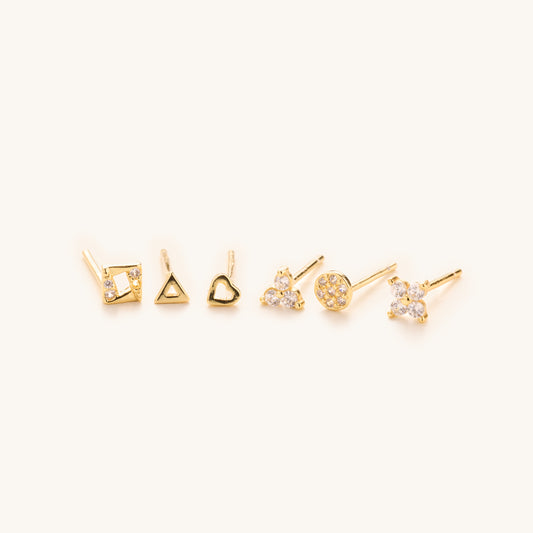 Micro Stud Earrings Pack