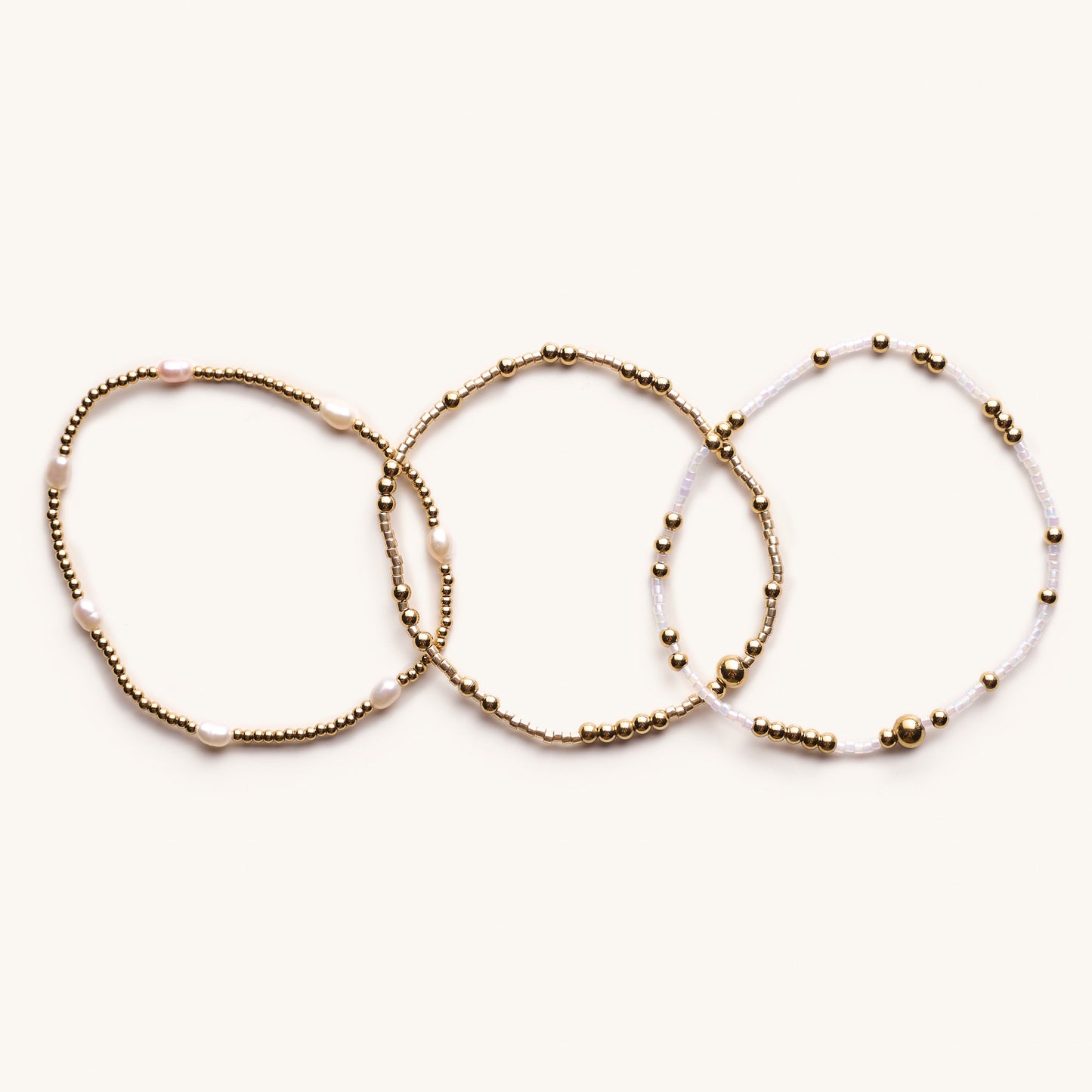 Game Day Bracelet Set- White