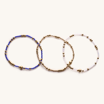 Game Day Bracelet Set- Blue