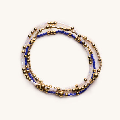 Game Day Bracelet Set- Blue