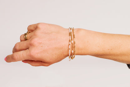 Game Day Bracelet Set- White
