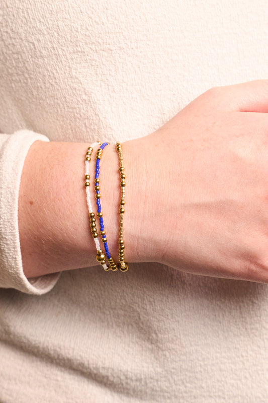 Game Day Bracelet Set- Blue