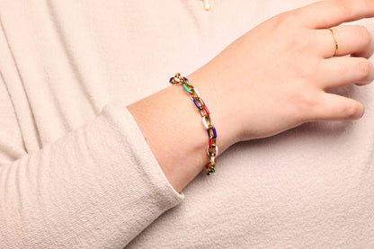 Gold Bella Multicolor Bracelet