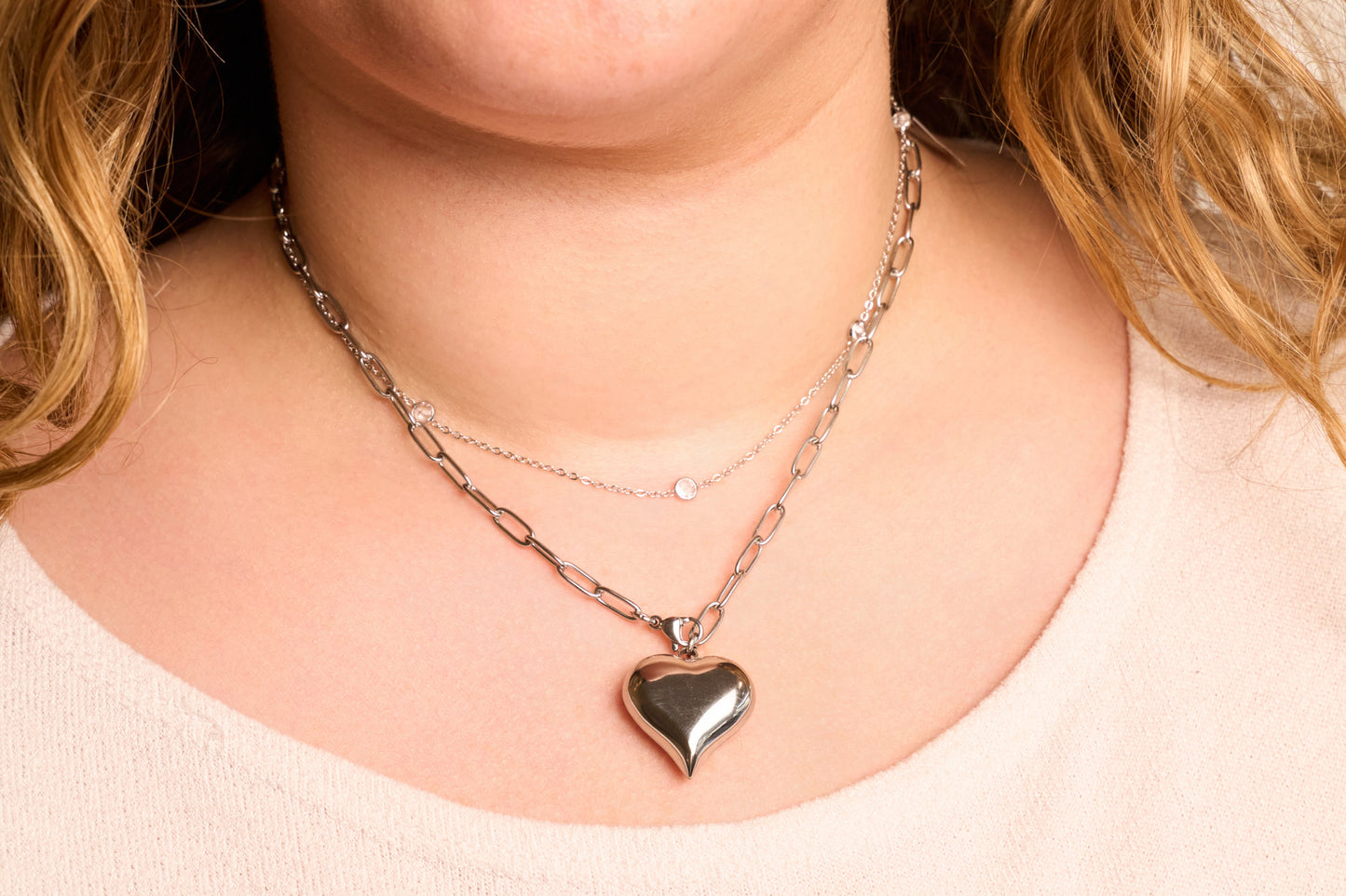 Kai Silver Choker-Waterproof