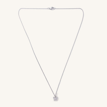 Silver Crystal Butterfly Necklace