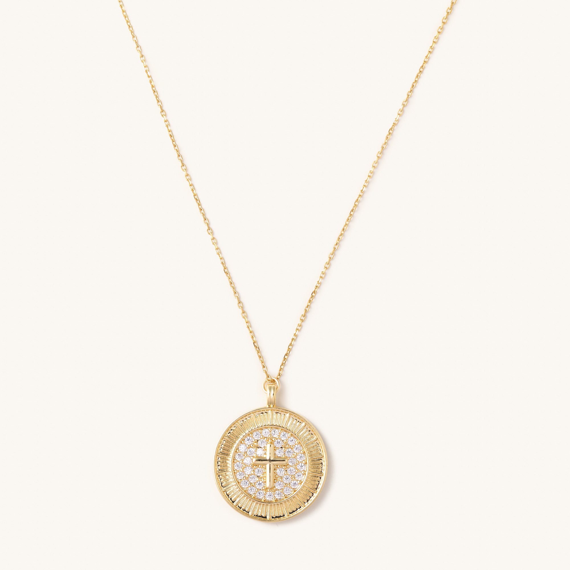 Cross Cutout Coin Necklace | Fast Delivery Crafted in South Africa