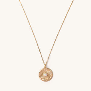Opal Charm Adjustable Necklace - Nikki Smith Designs 