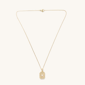 Gemma Opal Charm Necklace