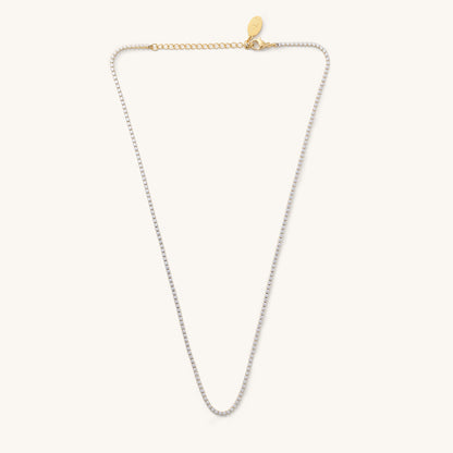 Micro Tennis Necklace- Waterproof