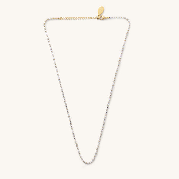 Micro Tennis Necklace- Waterproof – Nikki Smith Designs