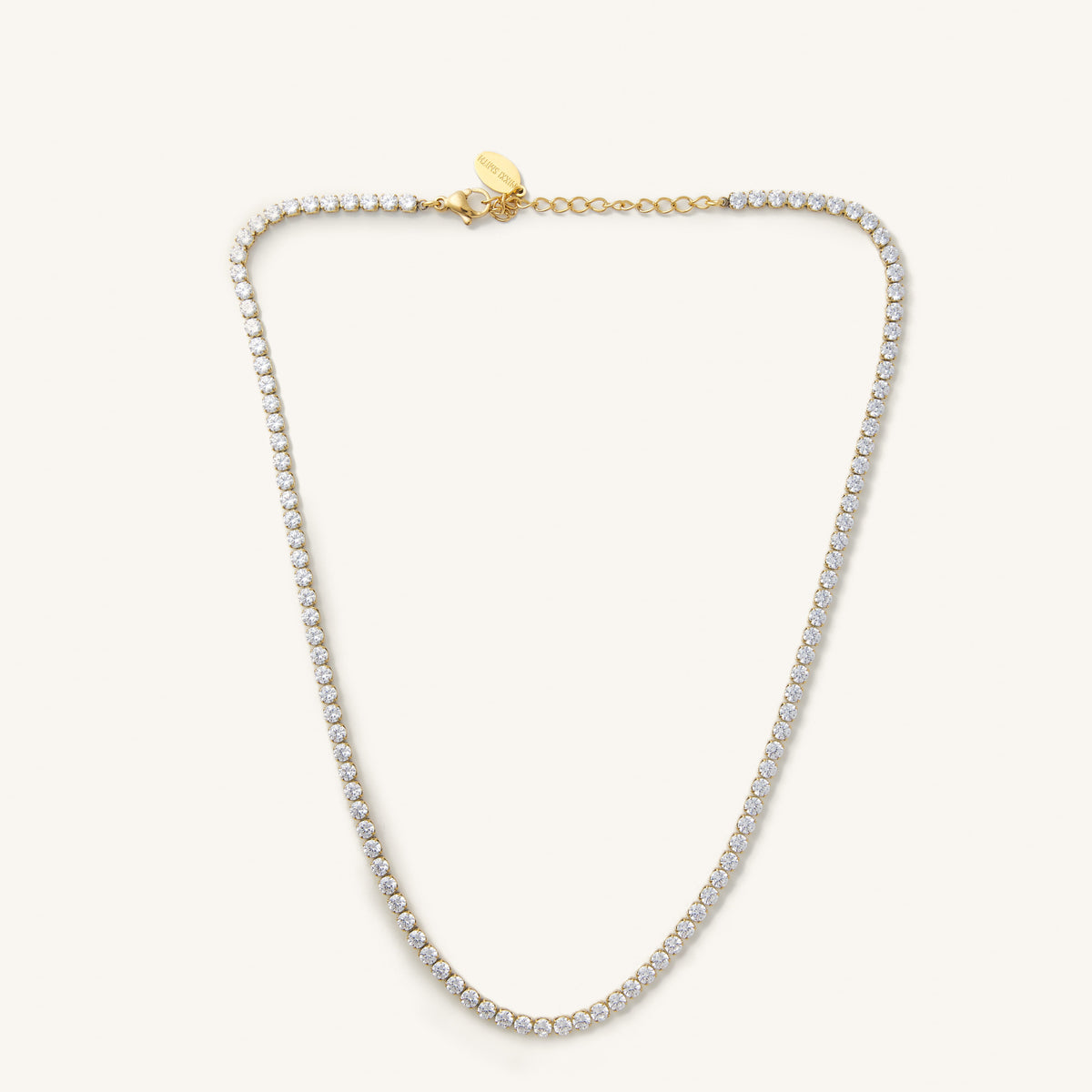 Stella Gold Tennis Necklace- Waterproof