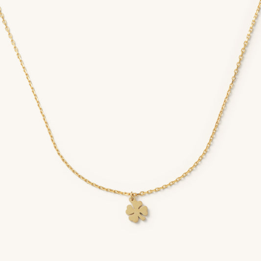 Golden Clover Necklace