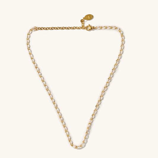 Charlotte White Choker