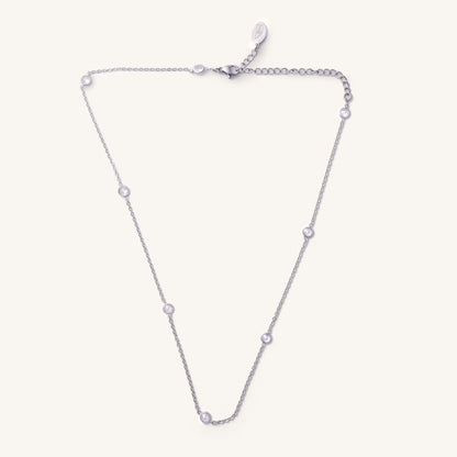 Kai Silver Choker-Waterproof