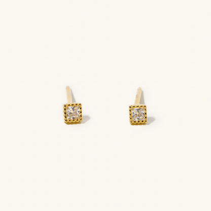 Hadley Crystal Square Studs