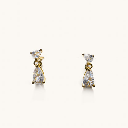 Charlie Gem Dangle Studs