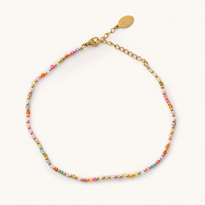 Multi Beaded Anklet