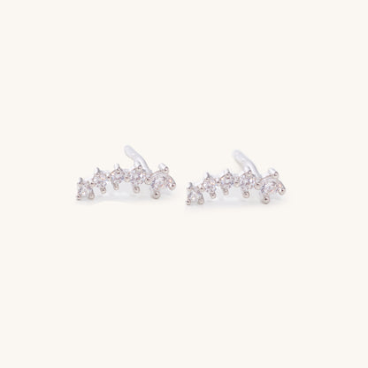 Silver Tully Bar Micro Studs