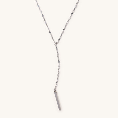 Waterproof Silver Shimmer Lariat
