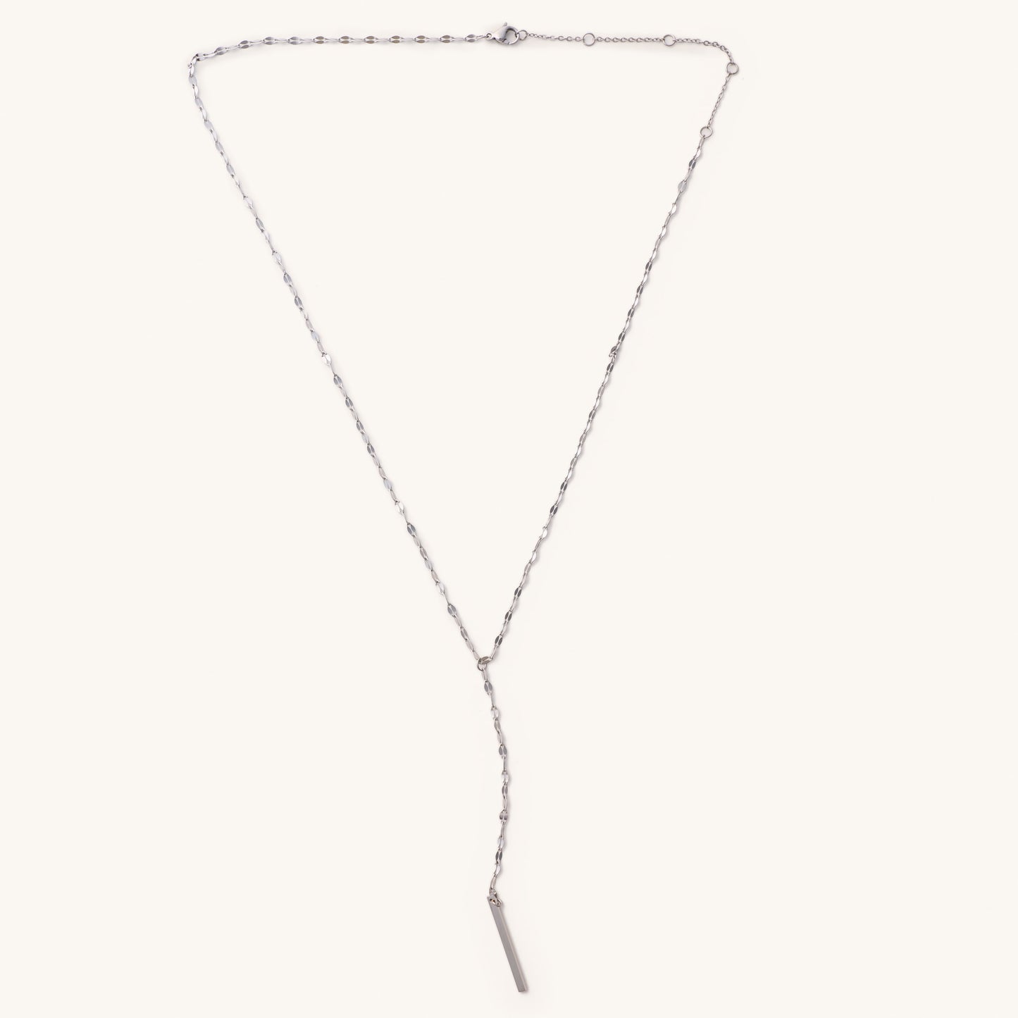 Waterproof Silver Shimmer Lariat