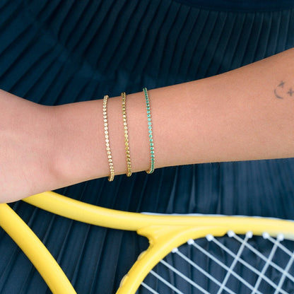 Birthstone Micro Tennis Bracelets
