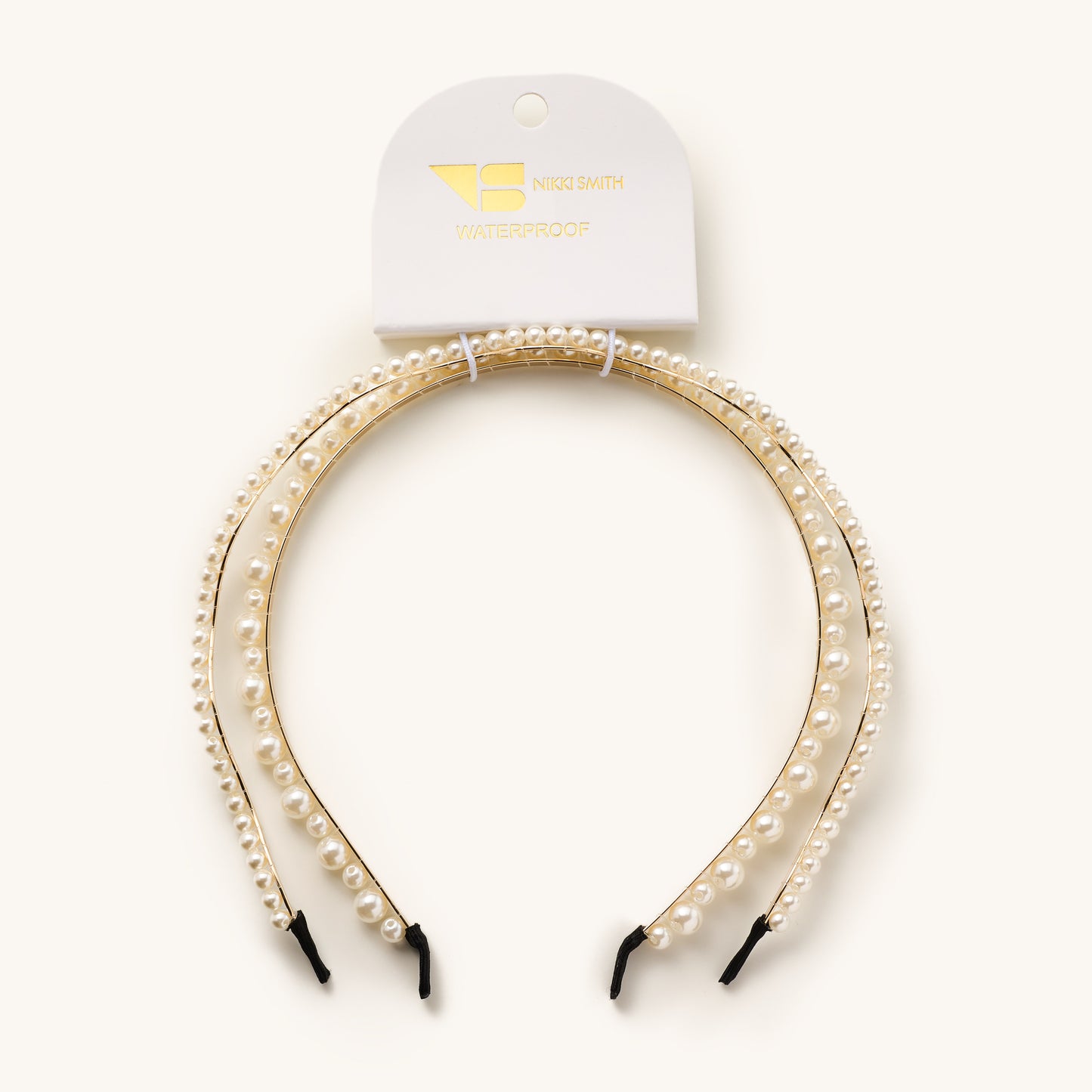 2 Pack Pearl Waves Headbands