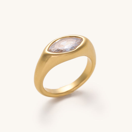 Easton Marquise Crystal Pinky Ring