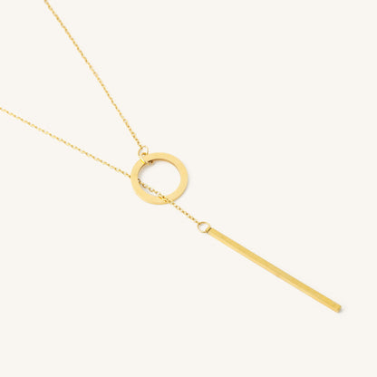 Gold Pull Through Lariat