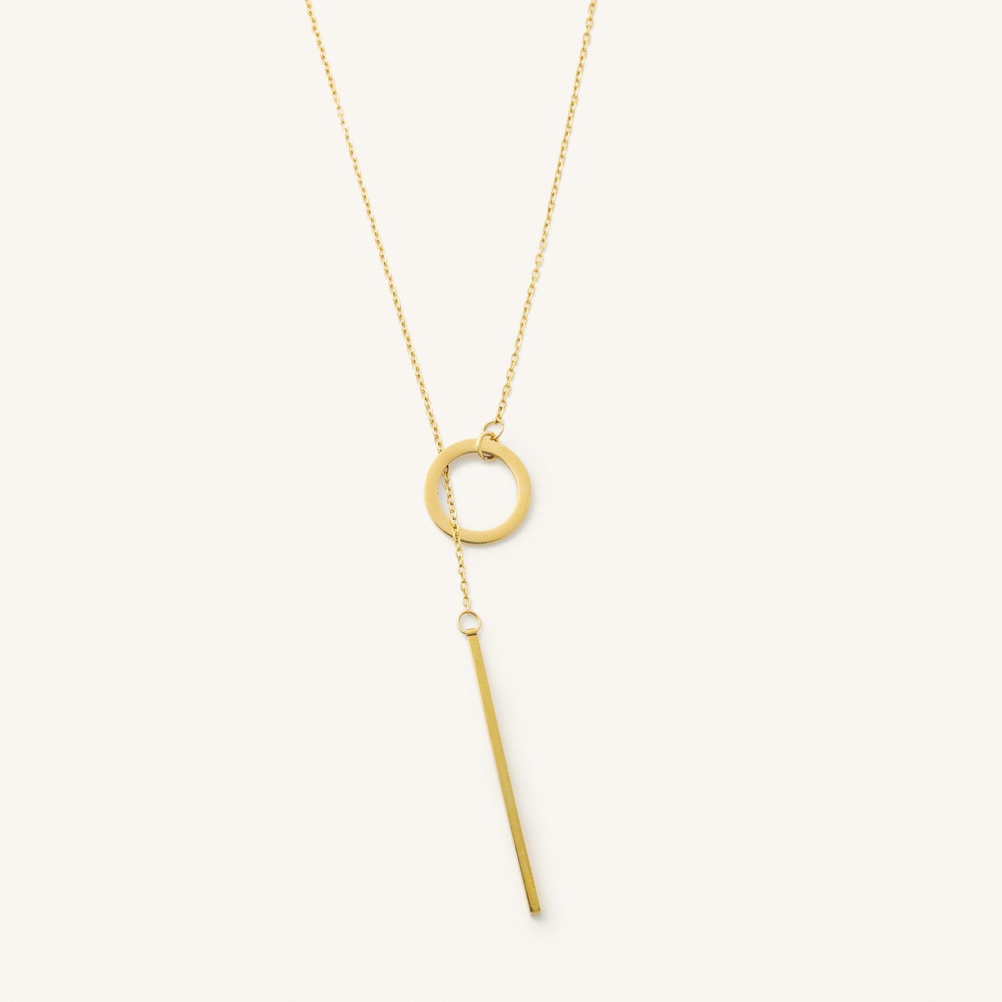 Gold Pull Through Lariat