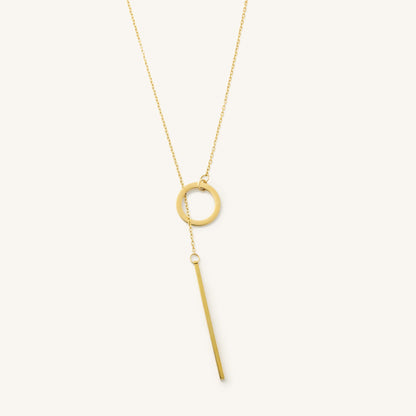 Gold Pull Through Lariat