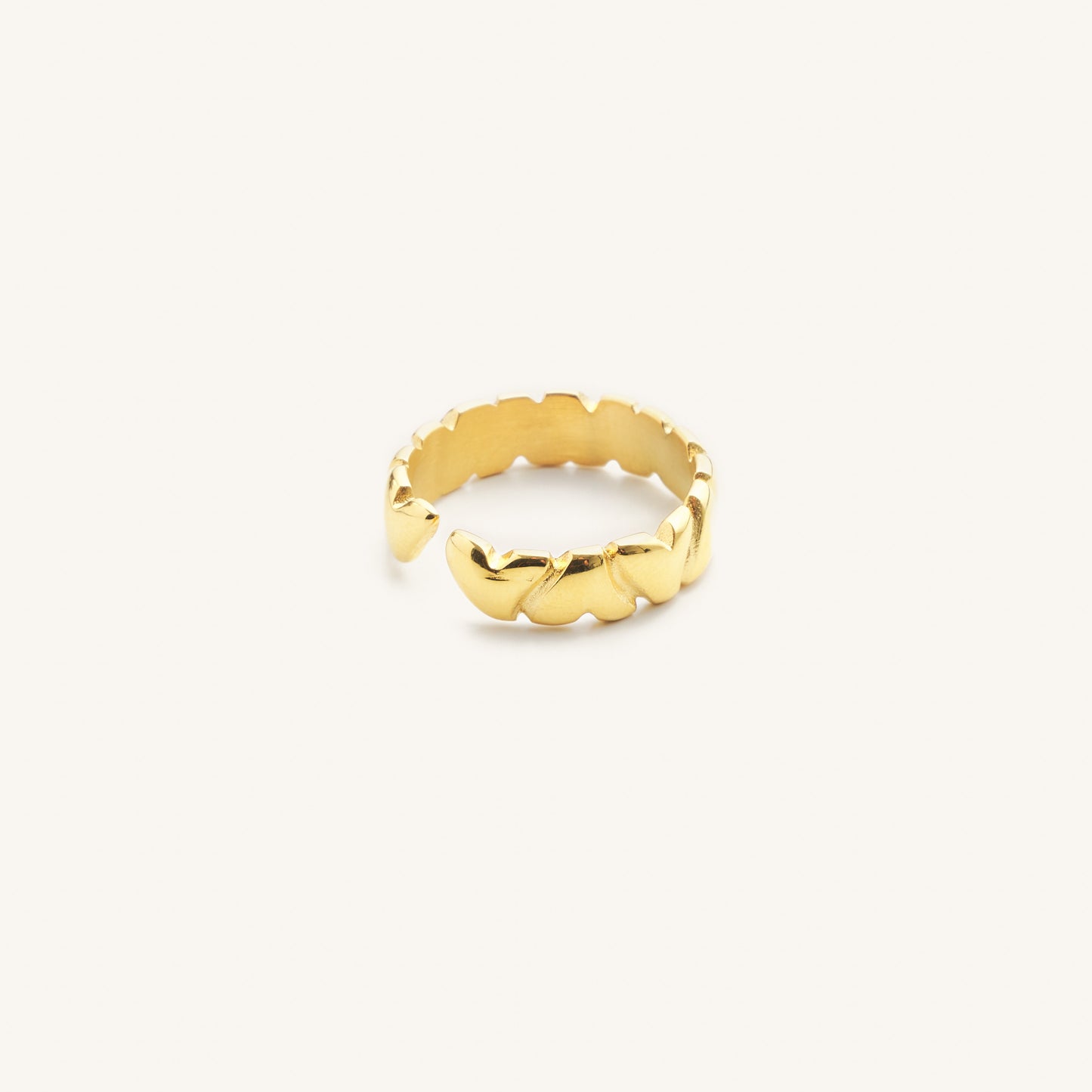 Jackie Bubble Heart Ring