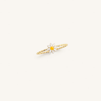 Dainty Daisy Gold Ring
