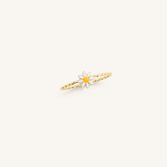 Dainty Daisy Gold Ring