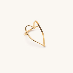 Lovie Gold Heart Ring- Waterproof