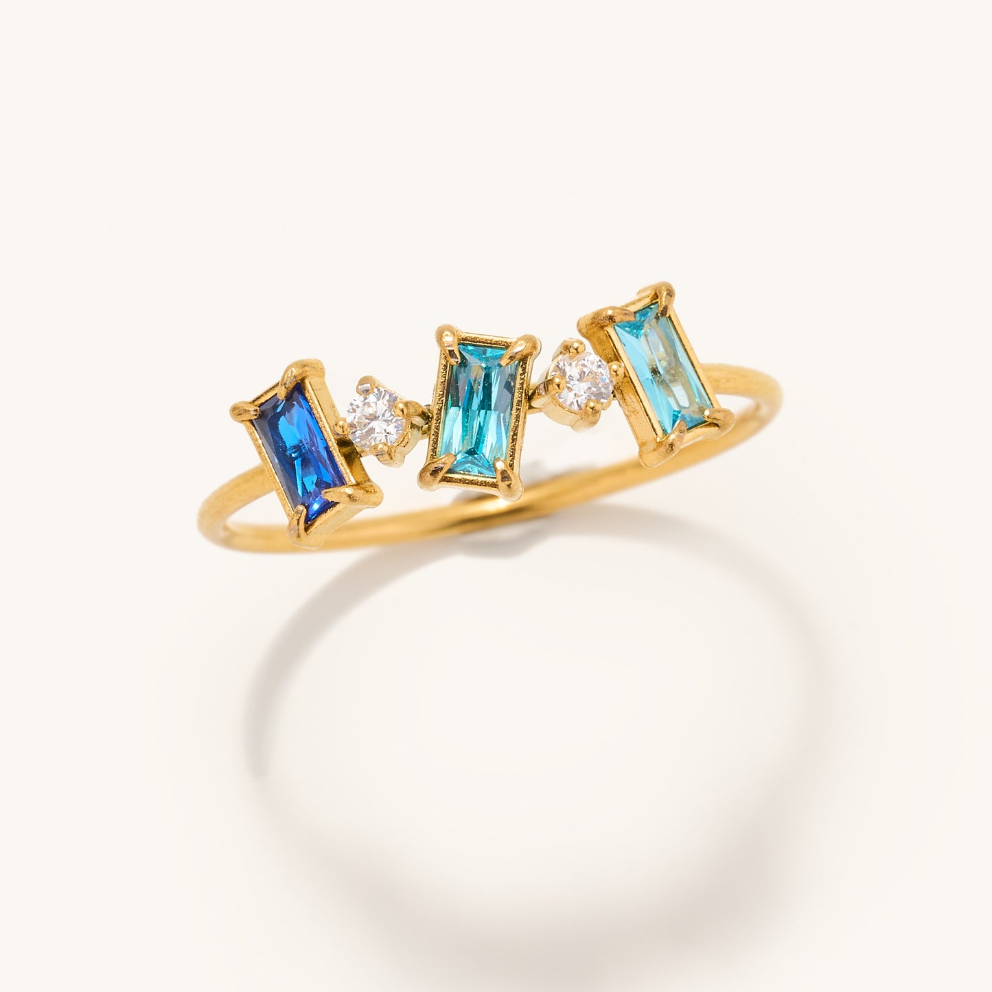 Talia Triple Crystal Ring