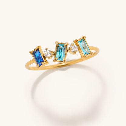Talia Triple Crystal Ring